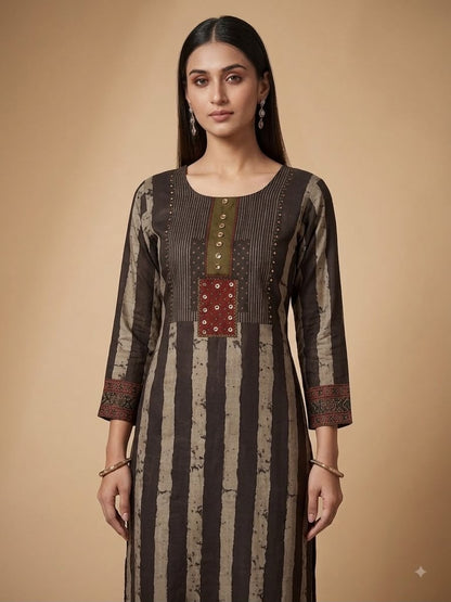 Women’s Printed Kurta Pant Dupatta Set | Ethnic Wear