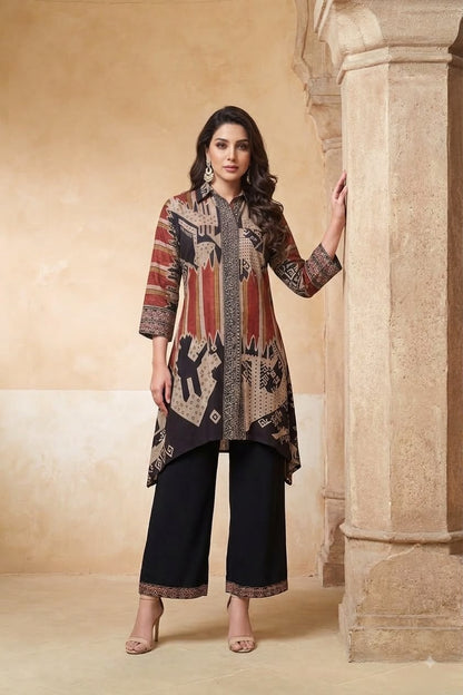 Women’s Printed Kurta Palazzo Set | Ethnic Wear
